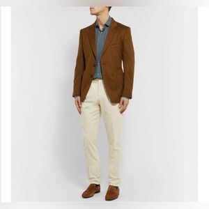 Ermenegildo Zegna cotton blue shirt button up 44 - 17 1/2 xxl 2xl